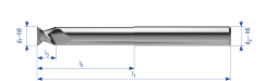 Fräser ACL2 - Hampp Tools - Bohrer - Medizintechnik - Fräser - Präzisionswerkzeug - Fraise - Perceuse - Instrument Medical - Drilling - Reaming - Medical Instruments - Surgical Equipment - Fresa - Foratura - Utensili Speciali - Utensili Medicali