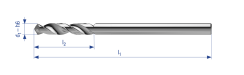 Bohrreibahle Asycut - Hampp Tools - Bohrer - Medizintechnik - Fräser - Präzisionswerkzeug - Fraise - Perceuse - Instrument Medical - Drilling - Reaming - Medical Instruments - Surgical Equipment - Fresa - Foratura - Utensili Speciali - Utensili Medicali